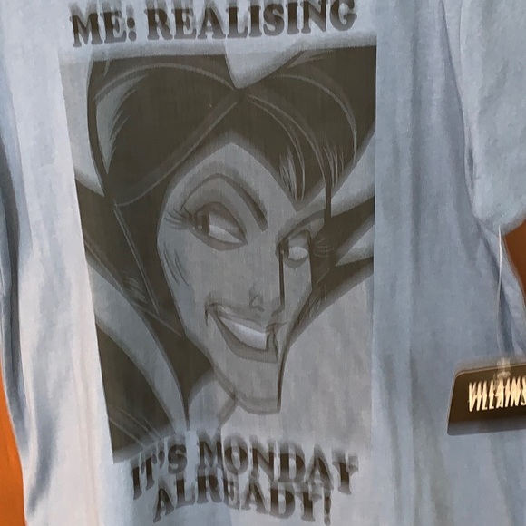 SALE!!! Maleficent monday Disney shirt NWT.  2 - Picture 5 of 6